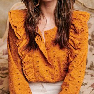 Sezane Yellow shirt - new with tags!